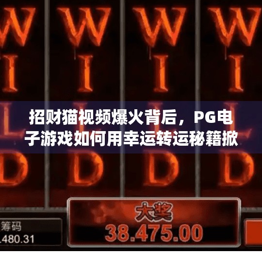 招财猫视频爆火背后，PG电子游戏如何用幸运转运秘籍掀起全民好运热潮？pg电子游戏招财猫视频分享幸运转运秘籍