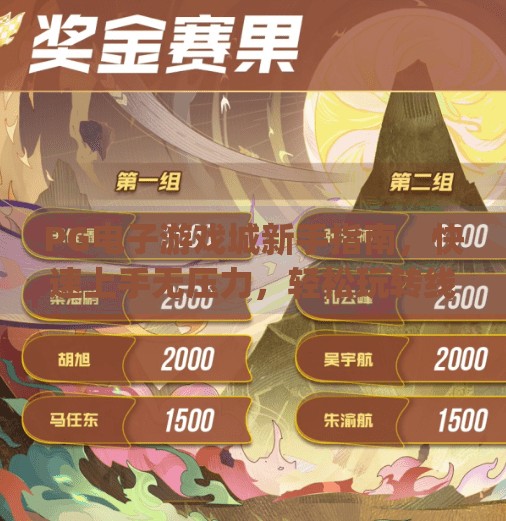 PG电子游戏城新手指南，快速上手无压力，轻松玩转线上娱乐新体验！pg电子游戏城新手指南：快速上手无压力